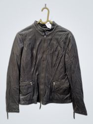 Trussardi Jeans Leather Jacket