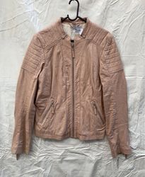 s.Oliver Tan Leather Jacket