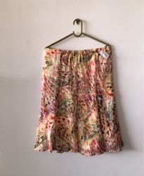 Mixed Color Tops +Mini Skirt Collection (fv-069)