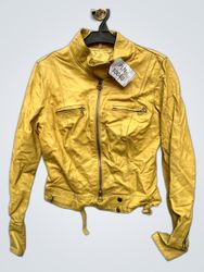 Yellow Leather Jacket