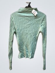 Green Ribbed Sweater