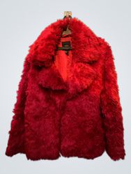 Red Fuzzy Coat