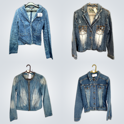 Vintage Style Denim Jackets Bundles (FV-014)