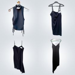 Stripped Dresses +Waist Coats Bundles (FV-214)