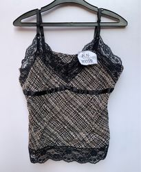 Women's Lace Trimmed Cami Top