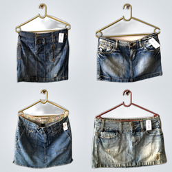 Y2K Denim Mini Skirts