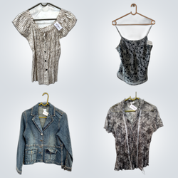 Basic Tops+Denim Jackets Bundle(FV 210)
