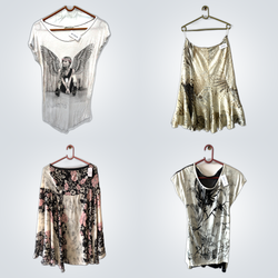 Casual Tops +Skirts Set( FV 081)