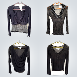 Y2K Sheer Blouses Bundle