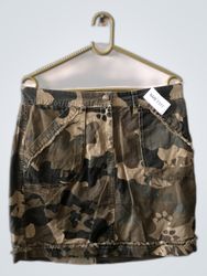 Mini jupe cargo camouflage