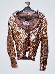 Gold Sequin Top