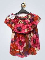 Printed Off-Shoulder Blouse