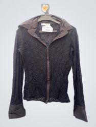 Giacca in pizzo nero