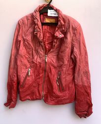Biba Red Leather Jacket