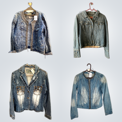 Vintage Style Denim Jackets Bundle (FV-282)