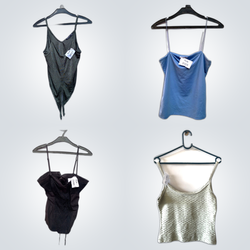 Relaxed Fit Tops +Denim Jacket Set(FV-0132)