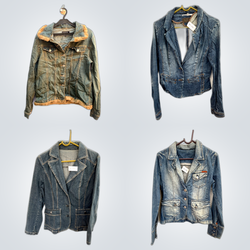 Vintage Style Denim Jackets Mix (fv-065)
