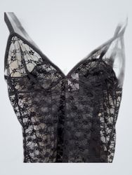 Black Lace Camisole Top