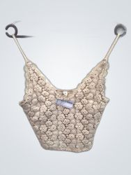 Top de Camisola de Renda