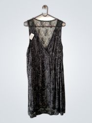 Zara Sheer Lace Wrap Blouse