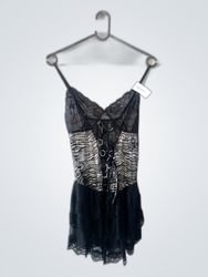 Unbranded Black Lace Mini Dress