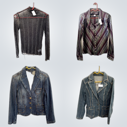 Striped Tops +Denim Jackets Collection (FV-051)