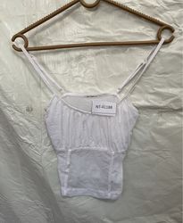White Basic Camisole Top