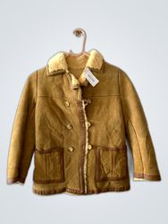 Unbranded Suede Shearling Collar Jacket