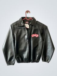 Grease Leather Varsity Jacket