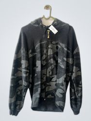 Felpa con cappuccio Camo