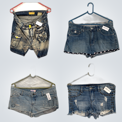 Y2K Jean Shorts Bundle