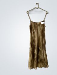 Unbranded Earth Tone Slip Dress