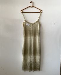 Gold Knit Dress