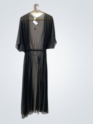 Black Sheer Kimono