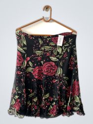 Unbranded Floral Print Mini Skirt