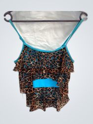 Bedrucktes Leoparden-Camisole-Top