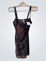 Black Lace Slip Dress