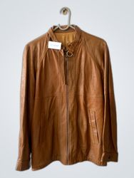 Unbranded Tan Leather Jacket