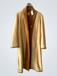 Beige Shearling Coat