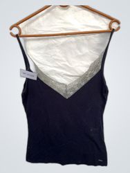 Black Lace Trim Camisole