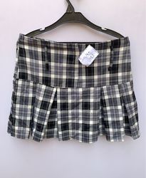 Unbranded Plaid Pleated Mini Skirt