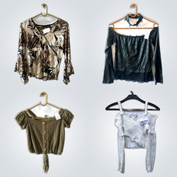 Neutral Tops+Mini Skirts Mix(FV 199)