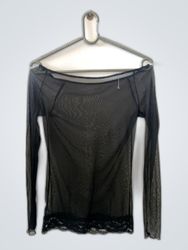 Y2K Fashion Mesh Tops
