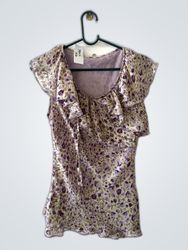 Blouse with Floral Pattern