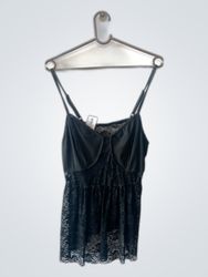 Black Lace Camisole Top