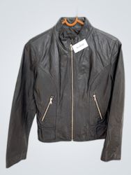 GUESS Black Leather Jacket
