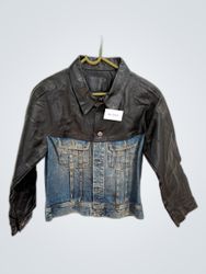 Leather and Denim Jacket