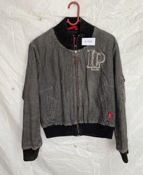 Lip of Porches Denim Bomber Jacket