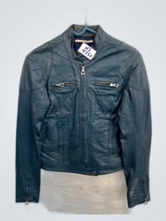 Blue Leather Jacket