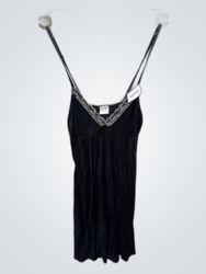 Black Lace-Trimmed Camisole